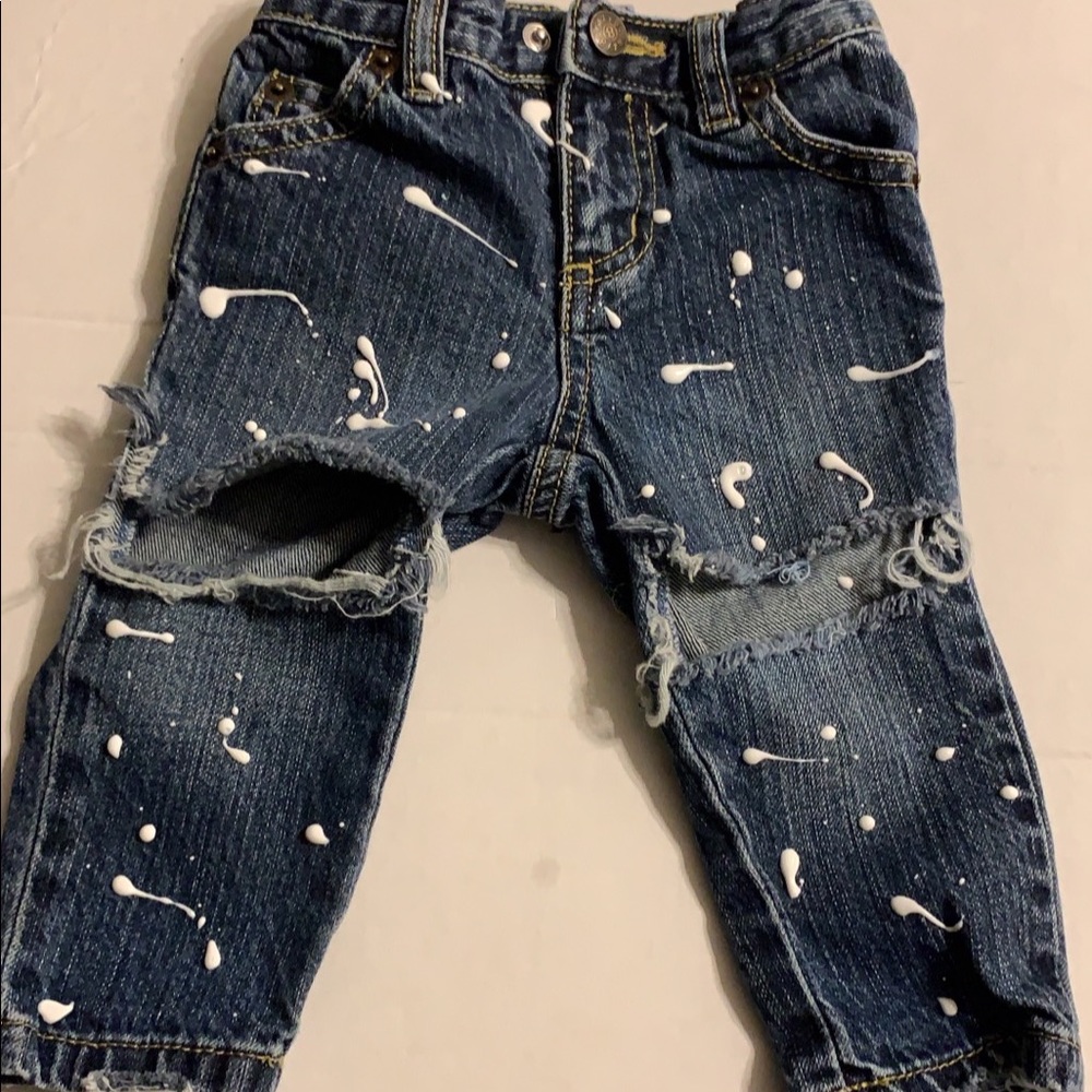 Custom baby jeans